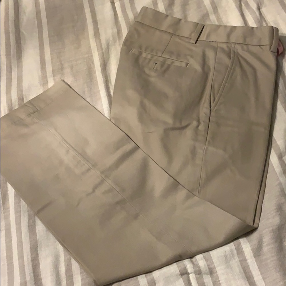 Men’s khaki slacks